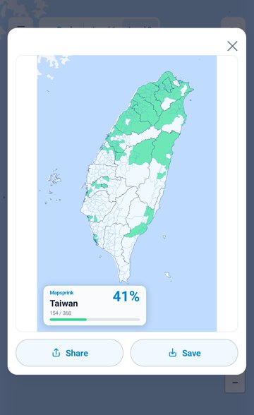 Country completion and sharing
